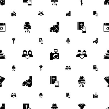 Sevgi simgeleri deseni pürüzsüz