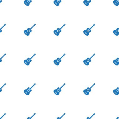 Gitar, beyaz arka planda izole edilmiş bir şekilde simge desenini çalıyor. Düzenlenebilir Gitar çalma ikonu. Gitar, web ve mobil için simge deseni çalıyor.