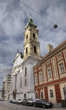 Budapeşte 'deki Aziz Ferenc Katolik Kilisesi. Macaristan