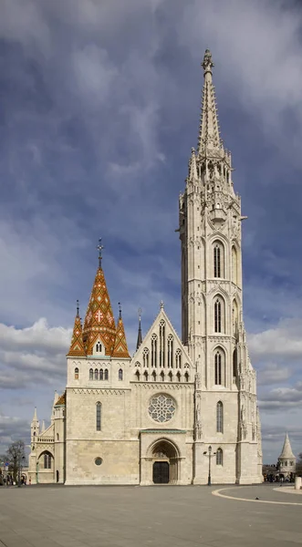 Mátyás Templom Szentharomsag Téren Budapesten Magyarország — Stock Fotó