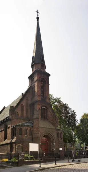 Igreja Evangélica Metodista Santa Cruz Poznan Polónia — Fotografia de Stock