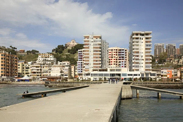 Paseo Marítimo Durres Albania — Foto de Stock