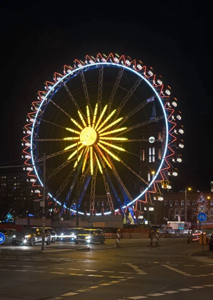 Riesenrad Marx Engels Forum Berlin Deutschland — Stockfoto