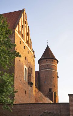 Olsztyn 'deki Warmia Kalesi. Polonya