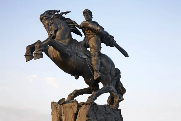 Statue Von David Von Sassoun Eriwan Armenien — Stockfoto