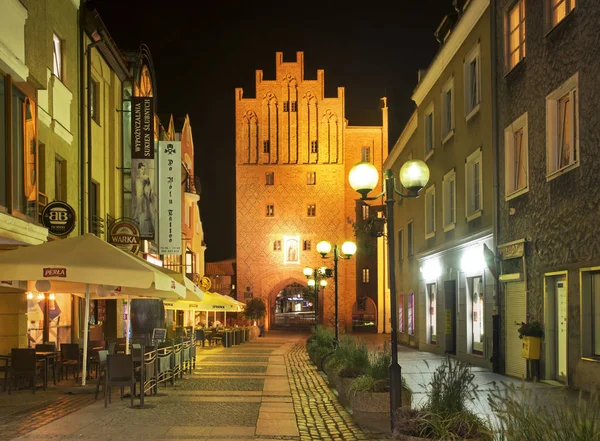 Olsztyn 'deki Staromiejska Caddesi. Polonya