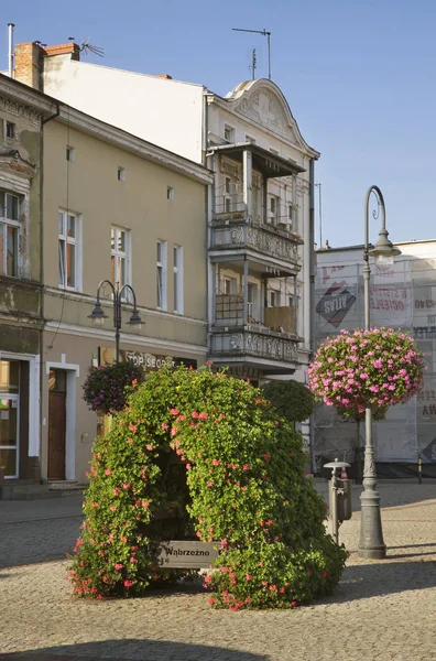 Johannes Paul Platz Wabrzezno Polen — Stockfoto