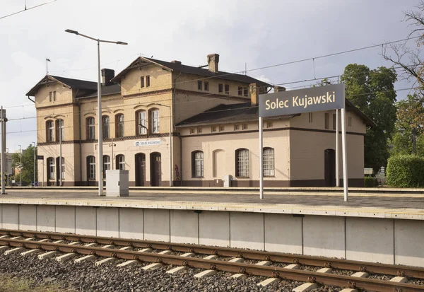 Solec Kujawski 철도역이다 폴란드 — 스톡 사진