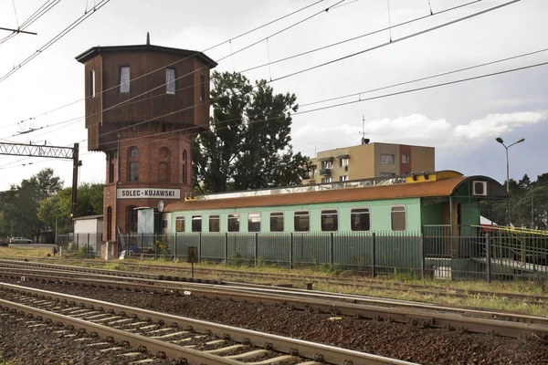 Estação Ferroviária Solec Kujawski Polónia — Fotografia de Stock