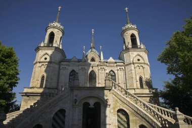 Bykovo 'daki çalışma yerleşiminde Vladimir Icon' un Meryem Ana Kilisesi. Ramensky bölgesi. Moskova Oblastı. Rusya