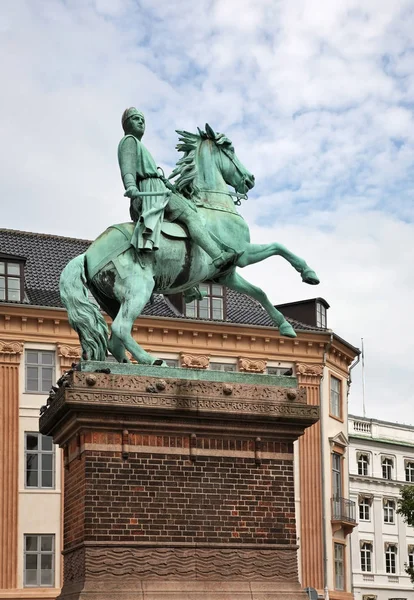 Estatua Ecuestre Absalón Copenhague Países Bajos — Foto de Stock