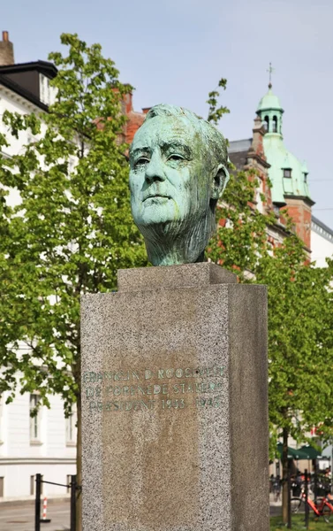 Monument Franklin Delano Roosevelt Copenhague Danemark — Photo