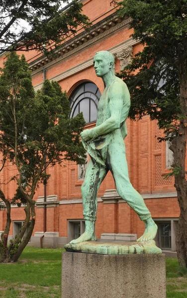 Posąg Carlsberg Glyptotek Kopenhadze Dania — Zdjęcie stockowe