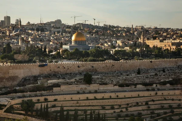 Vista Panorámica Jerusalén Israel — Foto de Stock