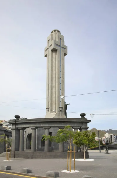 Памятник Лос Кайдос Санта Крус Тенерифе Канарские Острова Испания — стоковое фото