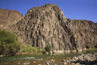 Ulusal Park Sharyn Kanyonu (Kaleler Vadisi). Kazakistan