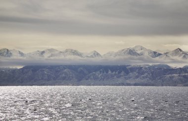 Göl: Issyk-Kul. Kırgızistan