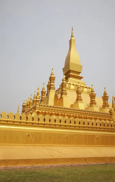 Pha Que Luang Templo Vientiane Laos — Fotografia de Stock