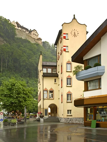 Maison Ville Vaduz Principauté Liechtenstein — Photo