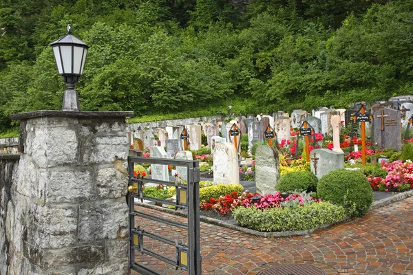 Cemetery Vaduz Principality Liechtenstein — Stock Photo, Image