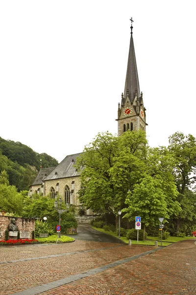 Καθεδρικός Ναός Του Αγίου Florian Στο Vaduz Πριγκιπάτο Του Λιχτενστάιν — Φωτογραφία Αρχείου