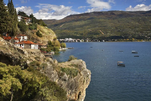 Blick Auf Den Ohrid See Mazedonien — Stockfoto