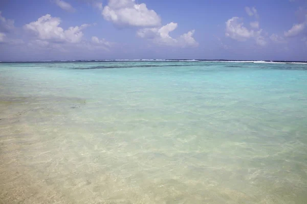 Mar Acantilado Isla Hulhumale República Las Maldivas — Foto de Stock