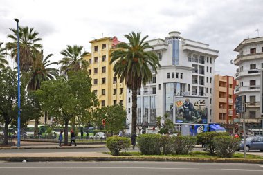 Kazablanka Meydanı 'nda. Afrika. Fas