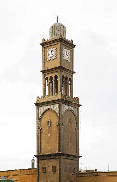 Torre Relógio Velha Medina Casablanca Marrocos — Fotografia de Stock