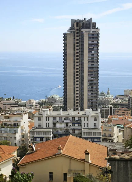 Vista Del Distrito Les Moneghetti Principado Mónaco — Foto de Stock