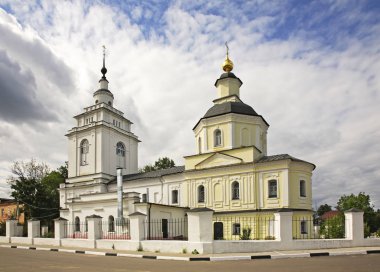 Ruza 'daki kilisede şefaat (Pokrovskaya). Moskova Oblastı. Rusya
