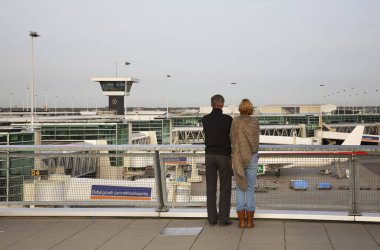 Amsterdam Havalimanı Schiphol. Hollanda