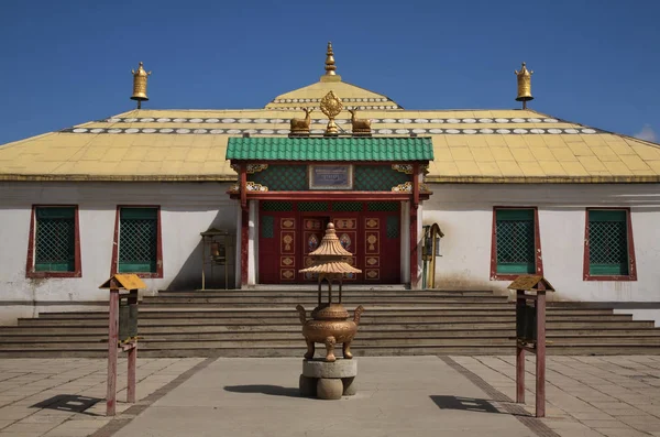 Mănăstirea Gandantegchinlen Din Ulaanbaatar Mongolia — Fotografie, imagine de stoc