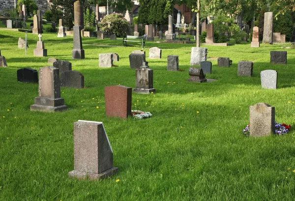 Vår Frälsares Begravningsplats Var Frelsers Gravlund Oslo Norge — Stockfoto