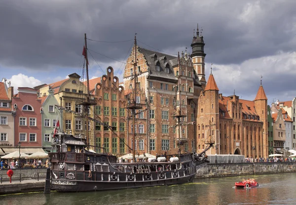 Dluga Embankment Gdansk Poland — Stock Photo, Image