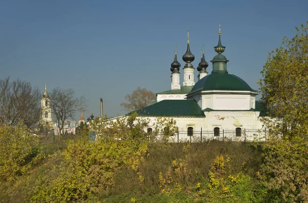 Iglesia Paraskeva Pyatnitsa Domingo Ramos Entrada Jerusalén Iglesia Suzdal Óblast — Foto de Stock