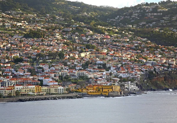 Vista Funchal Ilha Madeira Portugal — Fotografia de Stock