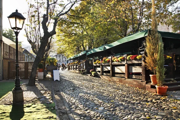 Skadarlija Street Belgrade Serbia — Stock Photo, Image