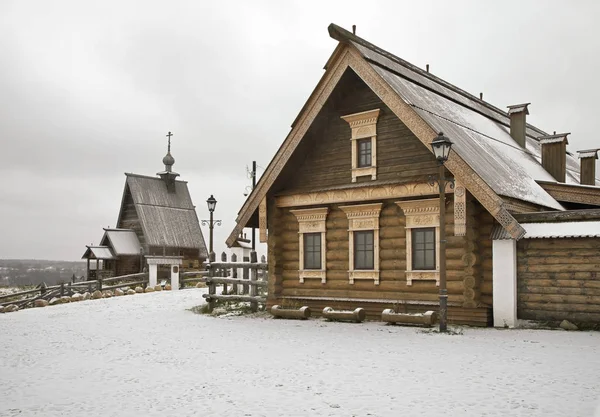 Kristi Uppståndelsekyrka Vid Levitan Petrus Och Paulus Berg Plyos Oblast — Stockfoto