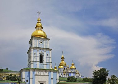 Kiev 'deki St. Michael Altın Kubbe Manastırı. Ukrayna