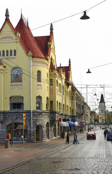 Tampere Eski Bir Cadde Finlandiya — Stok fotoğraf