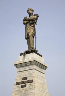 Khabarovsk 'taki Muravyov-Amursky anıtı. Rusya