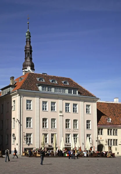 Piazza Del Municipio Tallinn Estonia — Foto Stock