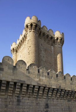 Mardakan 'daki dörtgen kale. Azerbaycan