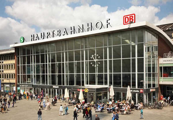 Estación Principal Tren Hauptbahnhof Colonia Koln Alemania —  Fotos de Stock