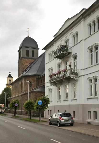 Vista Sankt Goarshausen Alemanha — Fotografia de Stock