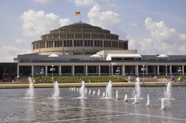 Wroclaw 'daki Centennial Hall. Polonya