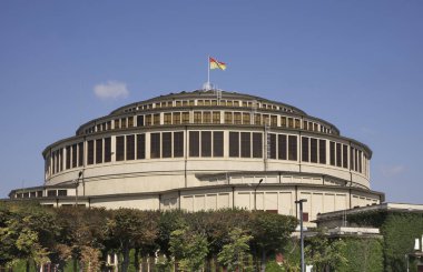 Wroclaw 'daki Centennial Hall. Polonya