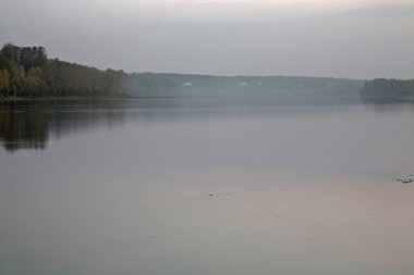 Biysk 'teki Biya Nehri. Altai Krai. Batı Sibirya. Rusya