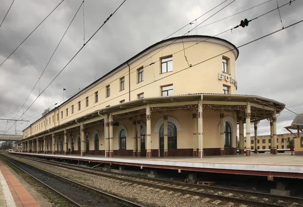 Bologoye Deki Tren Istasyonu Tver Oblast Rusya — Stok fotoğraf